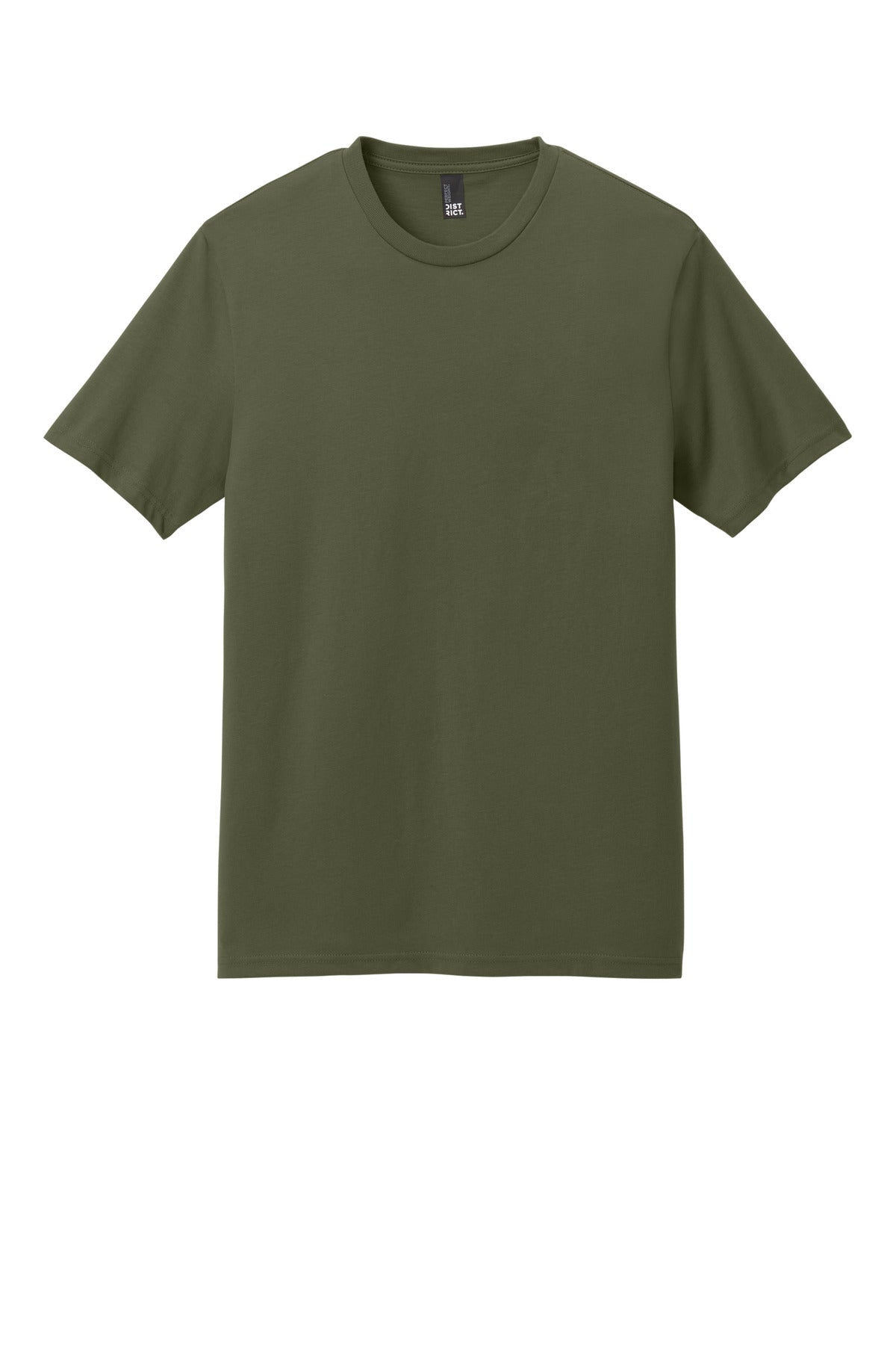 Front View of MilGreen District Perfect Weight Icon Tee DT106