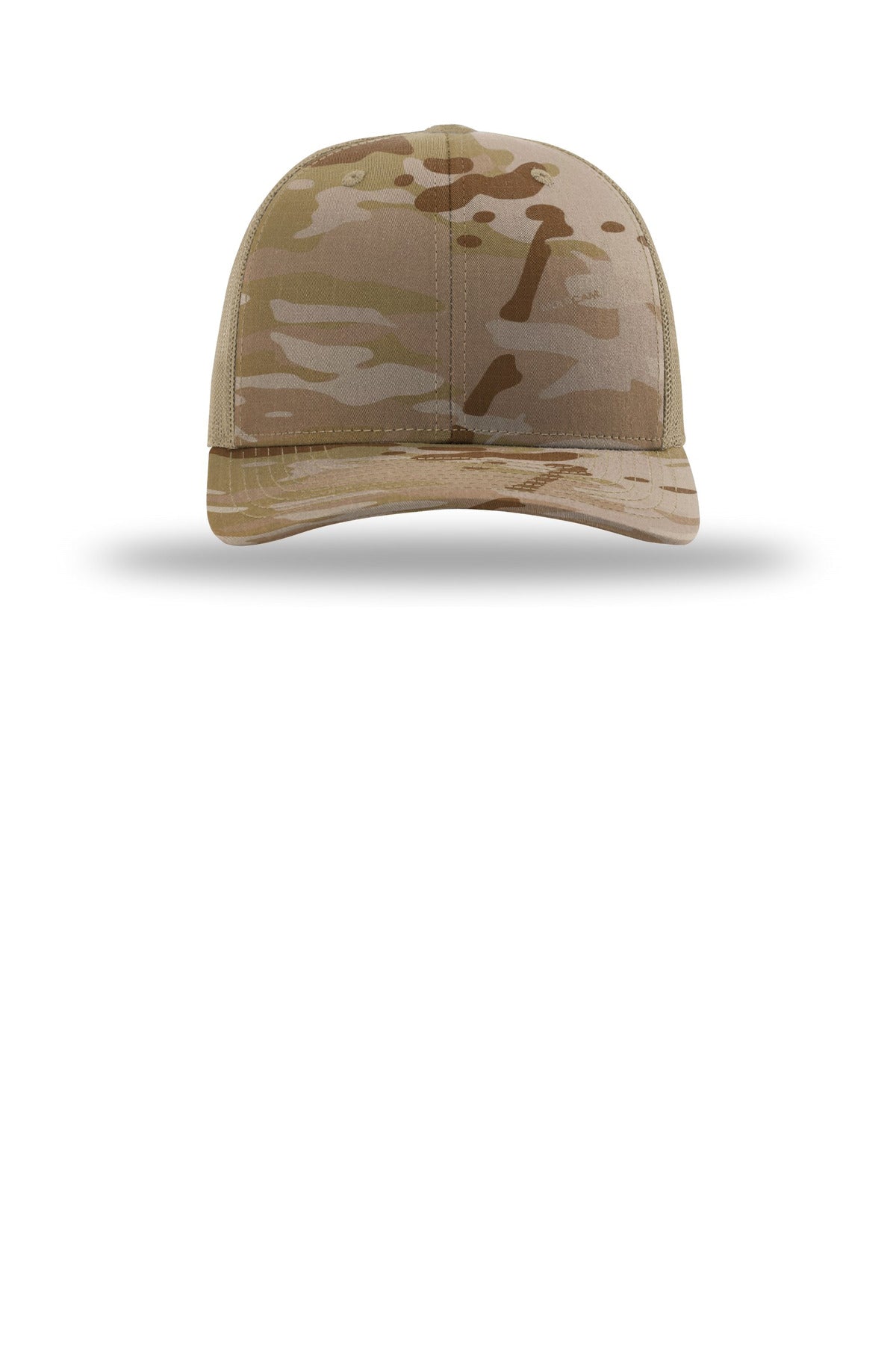 Front View of MltcmAd/Tn Richardson Printed Tactical Trucker 112PT