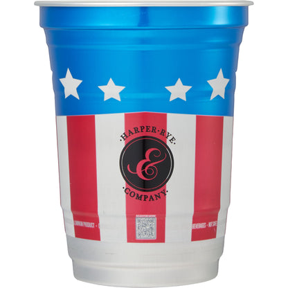Front View of Multi Top Cup America 250th Aluminum Cup 16oz