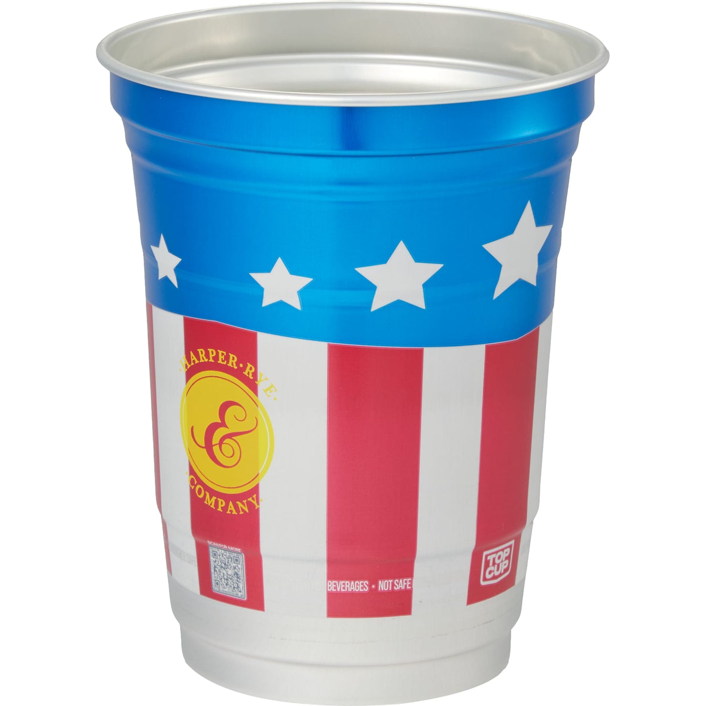 Front View of Multi Top Cup America 250th Aluminum Cup 16oz