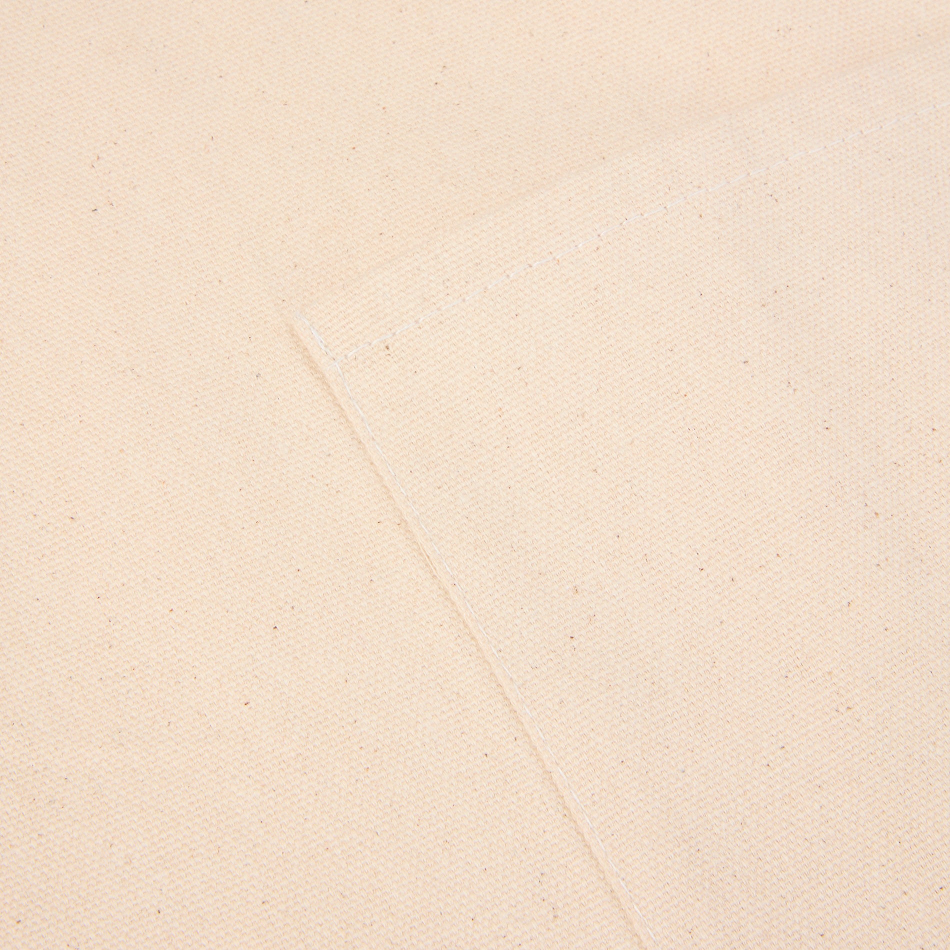 Front View of Natural Recycled Cotton Apron