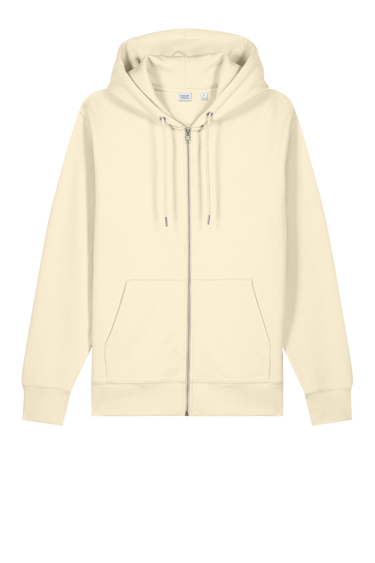 Front View of NaturalRaw Stanley/Stella Unisex Cultivator 2.0 Full-Zip Hooded Sweatshirt SXU005