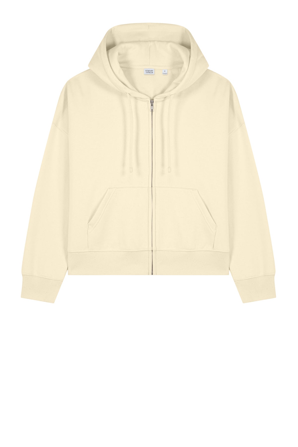 Front View of NaturalRaw Stanley/Stella Women's Stella Ida Full-Zip Hooded Sweatshirt SXW037