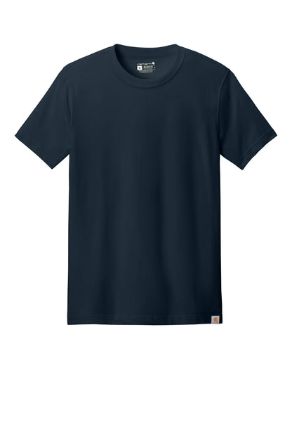 Front View of Navy Carhartt Short Sleeve T-Shirt CT106020
