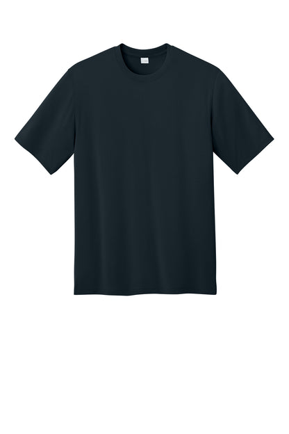 Front View of Navy CornerStone Workwear Pro Short Sleeve Tee CS440