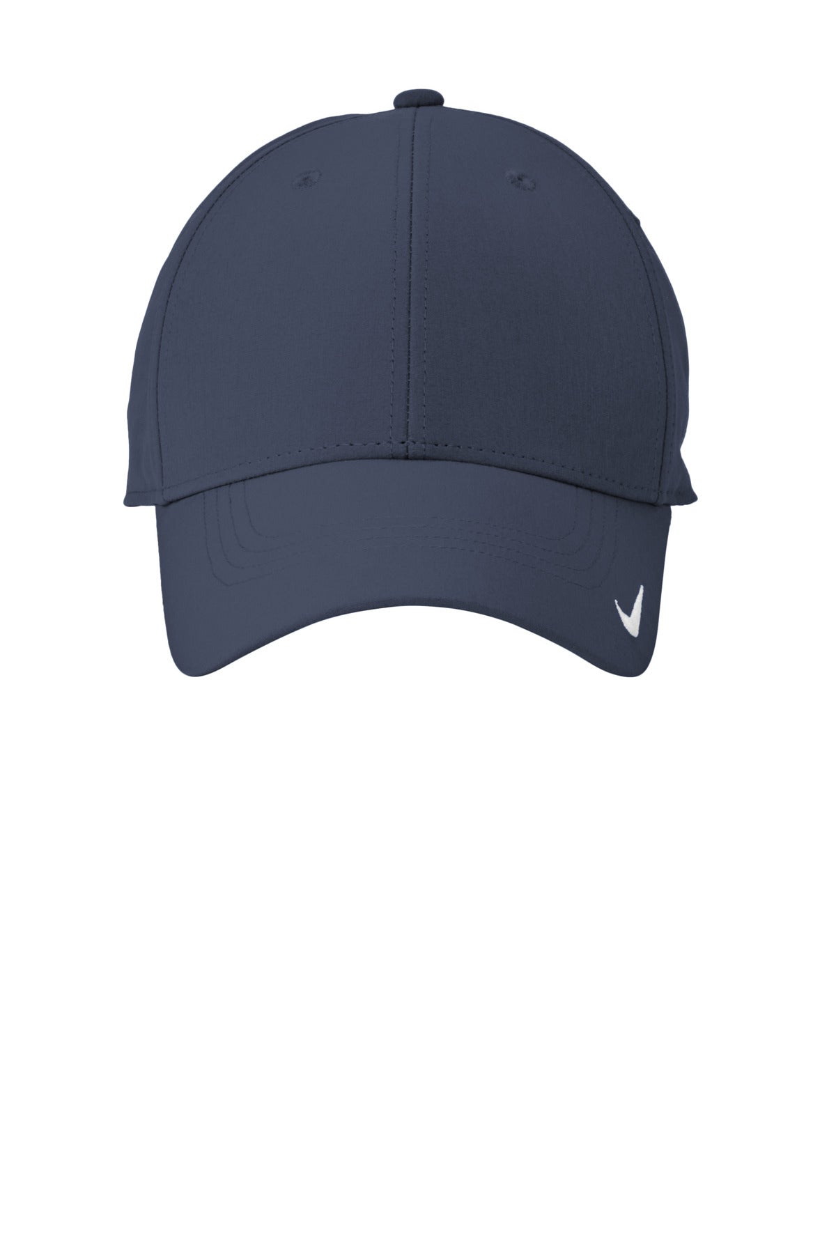 Front View of Navy Nike Dri-FIT Legacy Cap NKFB6447