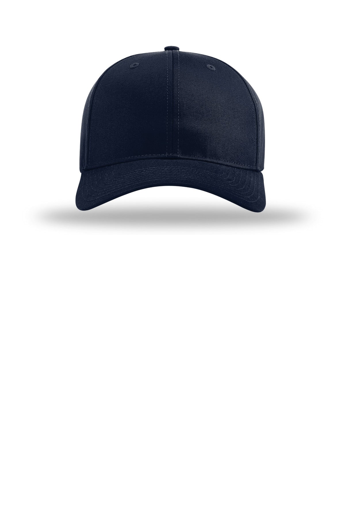 Front View of Navy Richardson Pro Twill Snapback 212