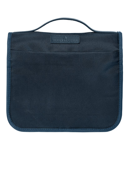 Front View of NavyBlazer Brooks Brothers Oxford Small Travel Bag BB18872