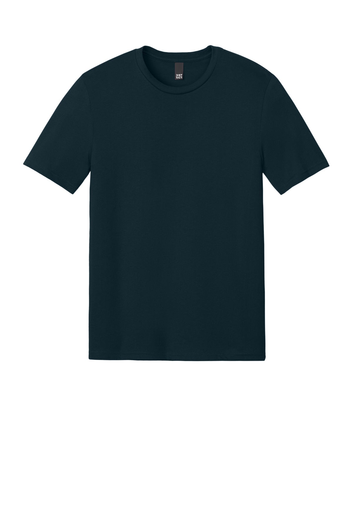 Front View of NavyBlue District Perfect Weight CVC Tee DT184