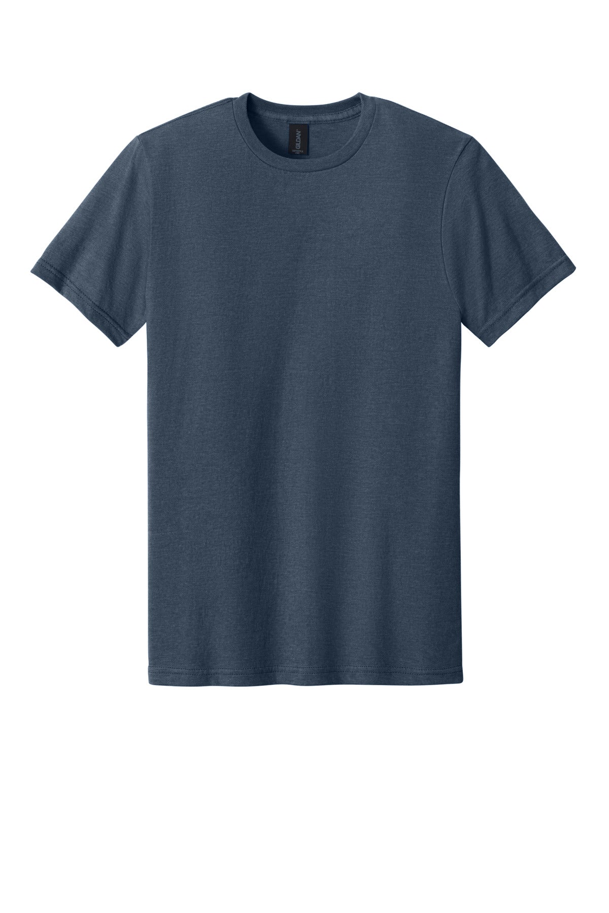 Front View of NavyMist Gildan Softstyle CVC Tee 64000CVC