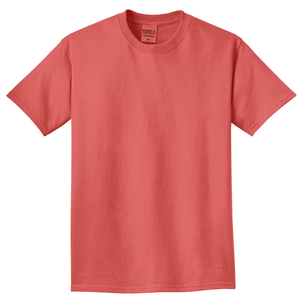 Front View of Nectar Port & Co Beach Wash Garment-Dyed Tee. PC099