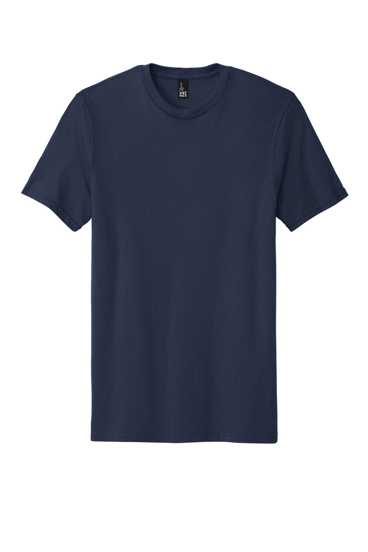 Front View of New Navy District The Concert Tee DT5000