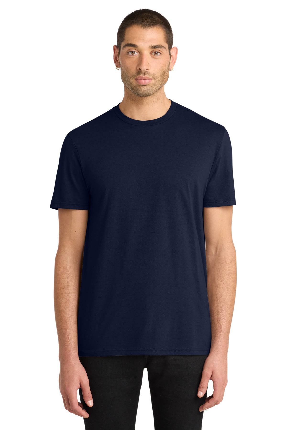 Front View of New Navy District Very Important Tee . DT6000