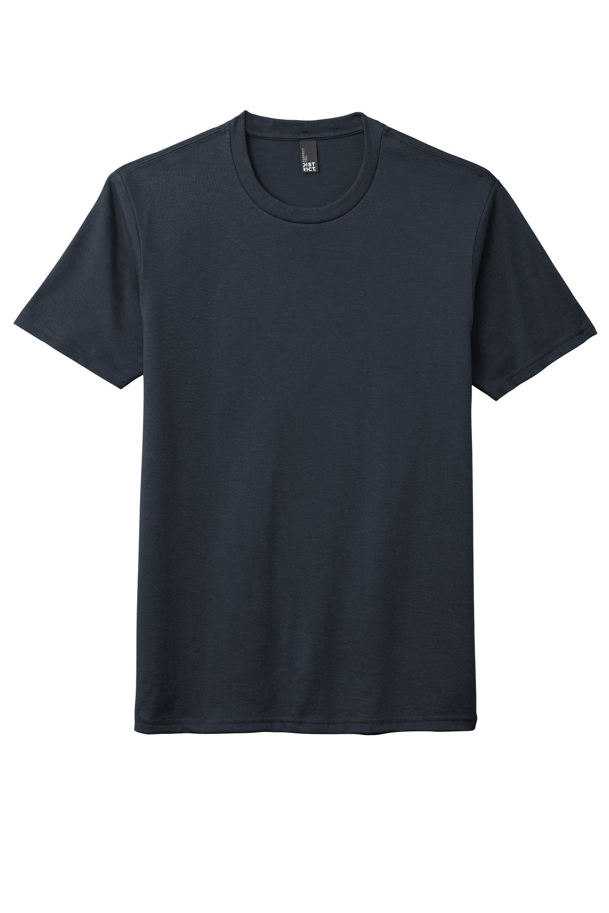 Front View of NewNavy District Perfect Tri DTG Tee DM130DTG