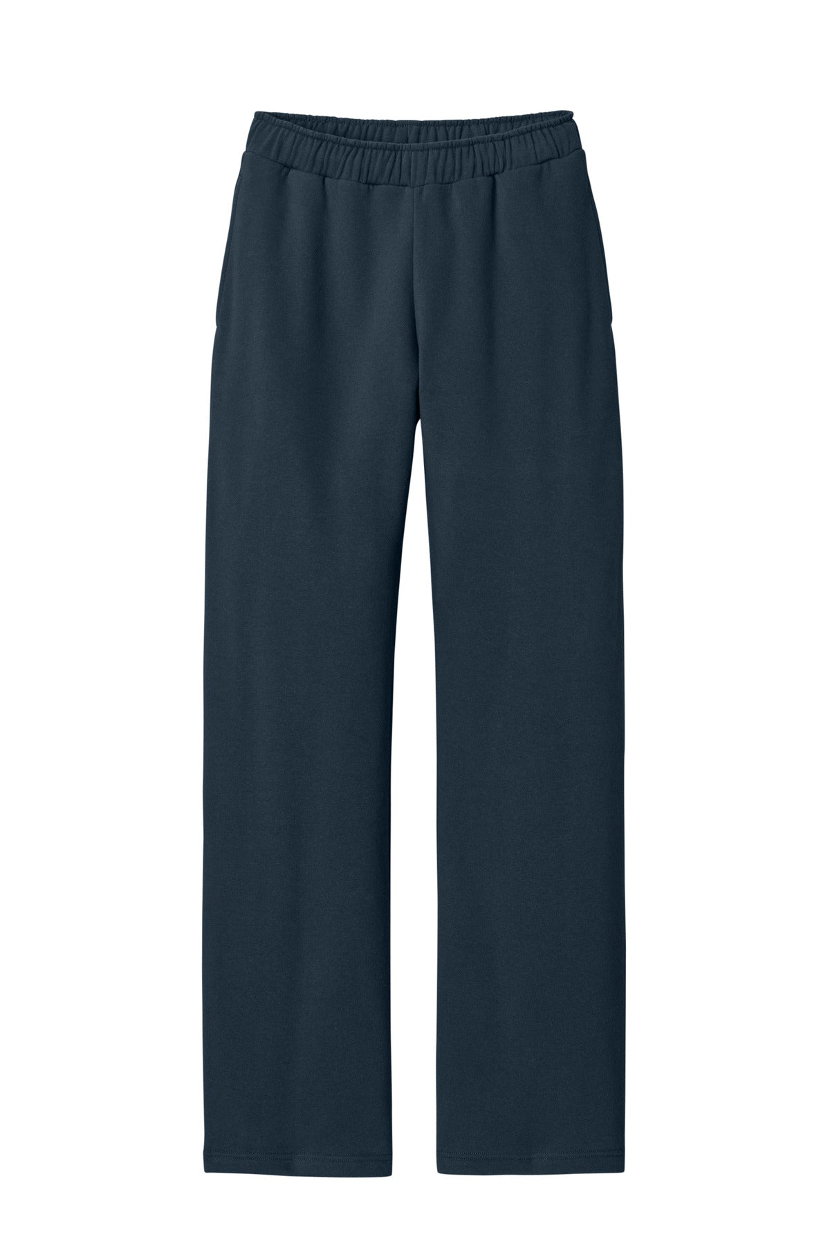 Front View of NewNavy District V.I.T. Fleece Open-Bottom Sweatpant DT6117