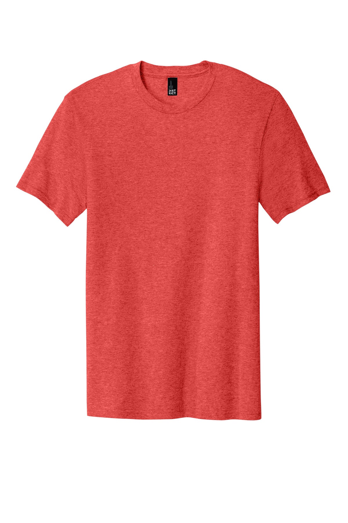 Front View of NewRdHthr District The Concert Tee DT5000