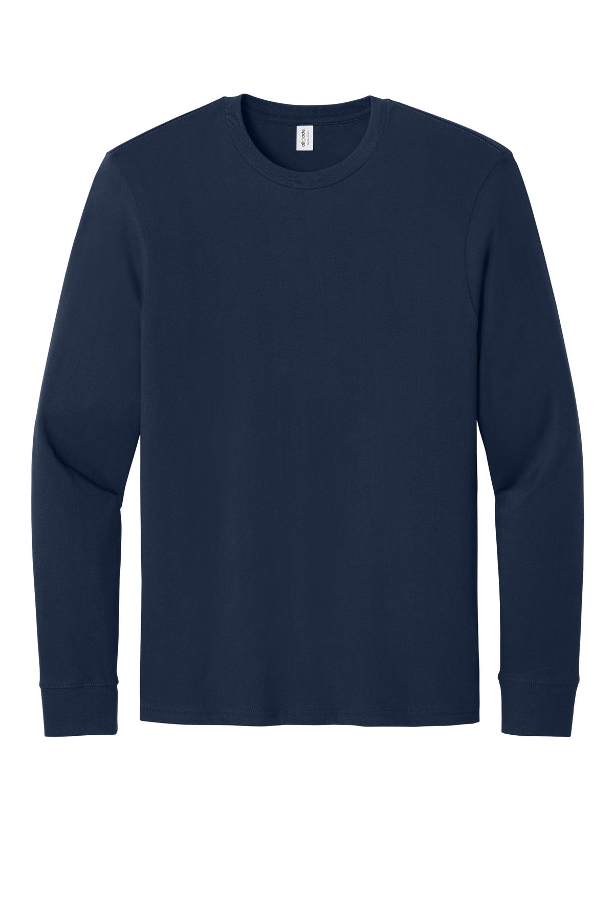 Front View of NghtSkyNvy Allmade Unisex Long Sleeve Organic Cotton Tee AL6104