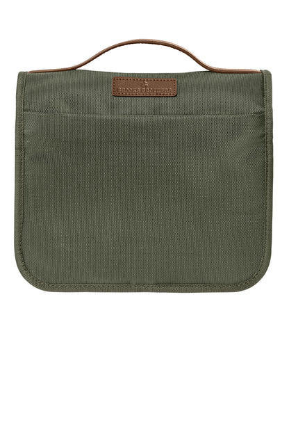 Front View of NobleGreen Brooks Brothers Oxford Small Travel Bag BB18872