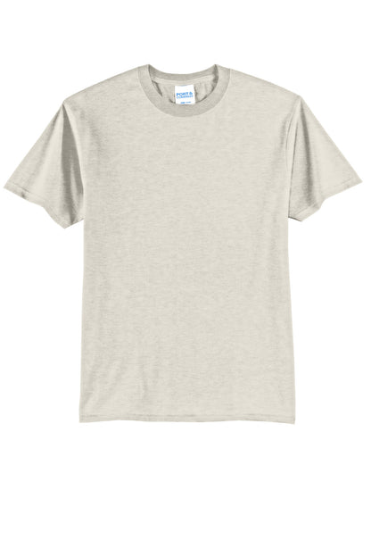 Front View of OatHthr Port & Co Core Blend Tee. PC55