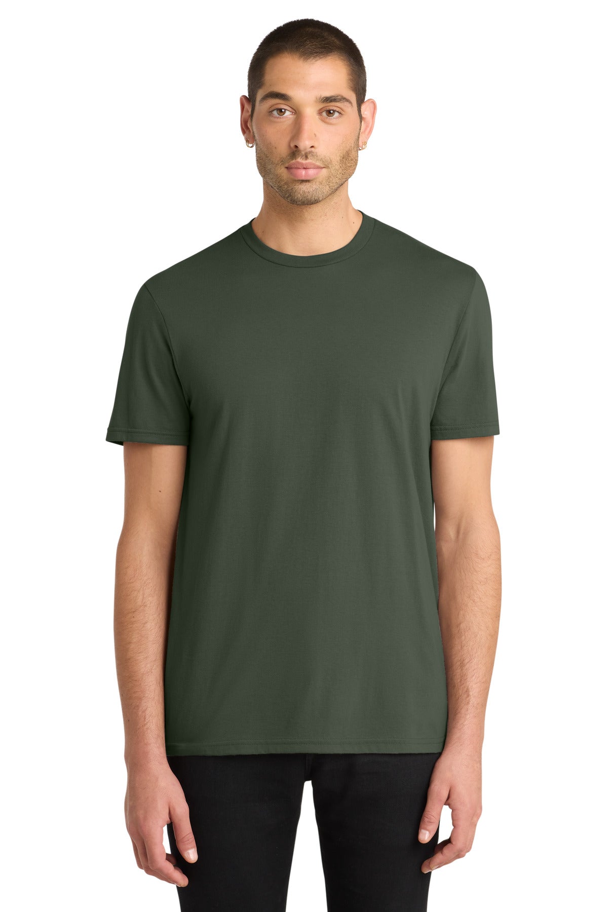 Front View of Olive District Very Important Tee . DT6000
