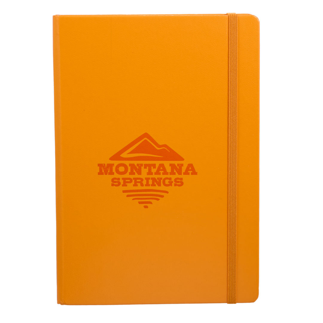 Front View of Orange LEUCHTTURM1917 5.75" x 8.25" Hardcover Notebook
