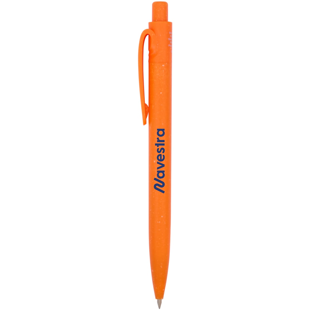 Front View of Orange Shoreside Gel Pen