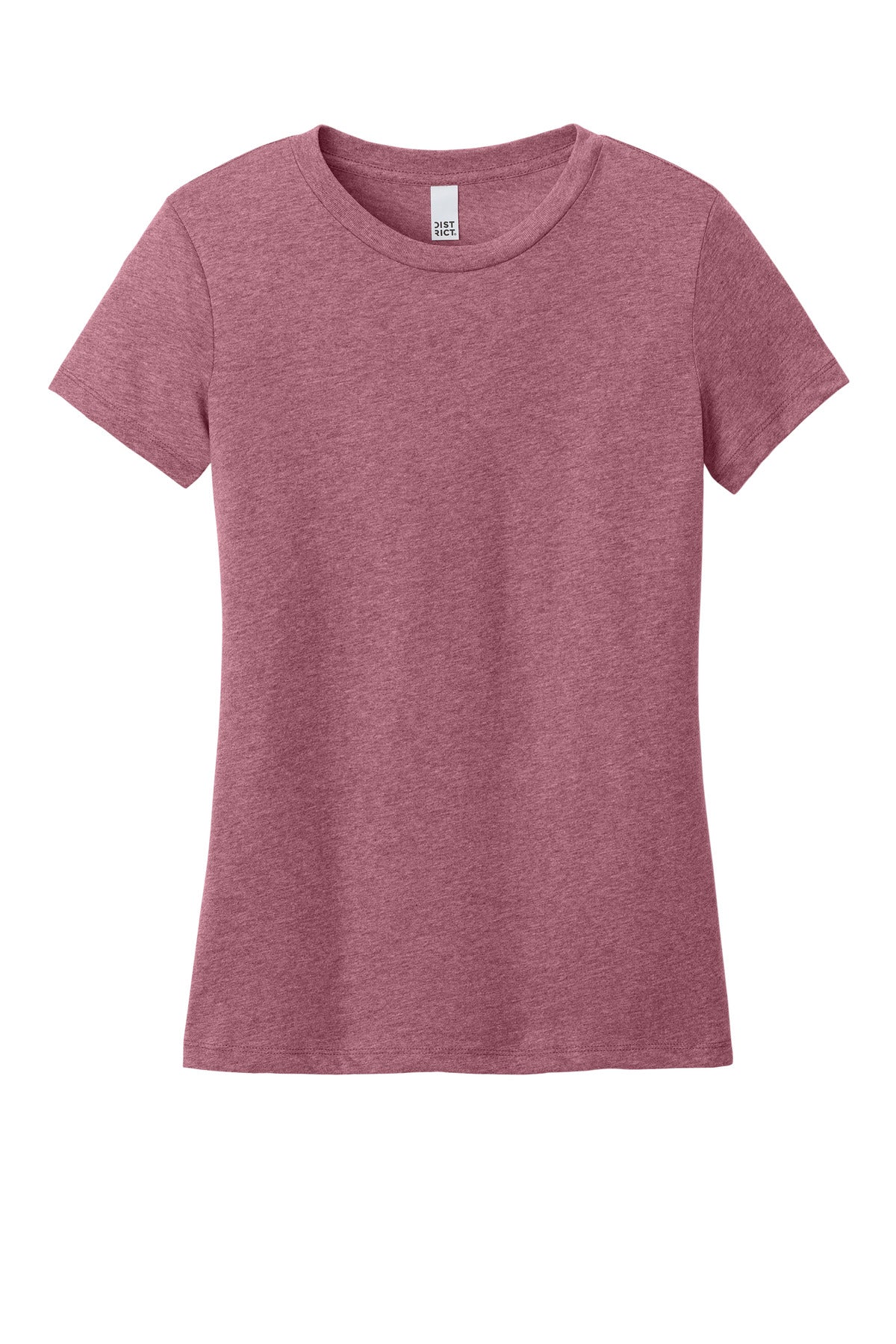 Front View of OrcHazeHtr District Women's Perfect Weight CVC Tee DT188