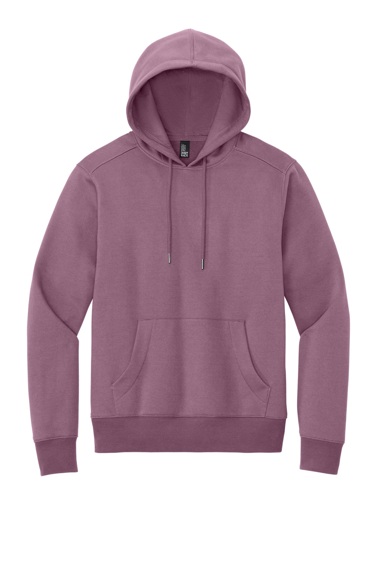 Front View of OrchidHaze District Perfect Weight Fleece Hoodie DT1101