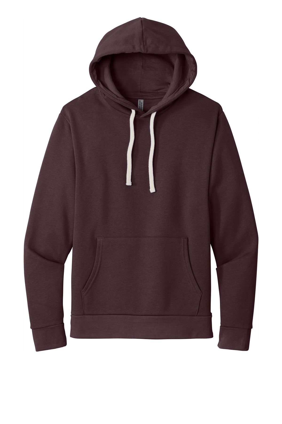 Front View of Oxblood Next Level Apparel Adult Santa Barbara Pullover Hoodie. NL9303
