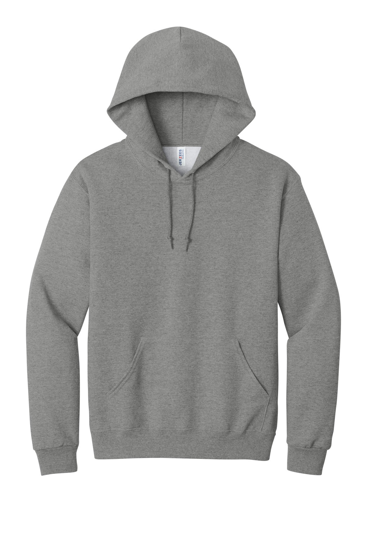 Front View of Oxford Jerzees NuBlend Pullover Hooded Sweatshirt. 996M