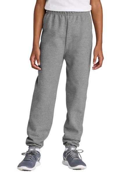 Front View of Oxford Jerzees Youth NuBlend Sweatpant 973B