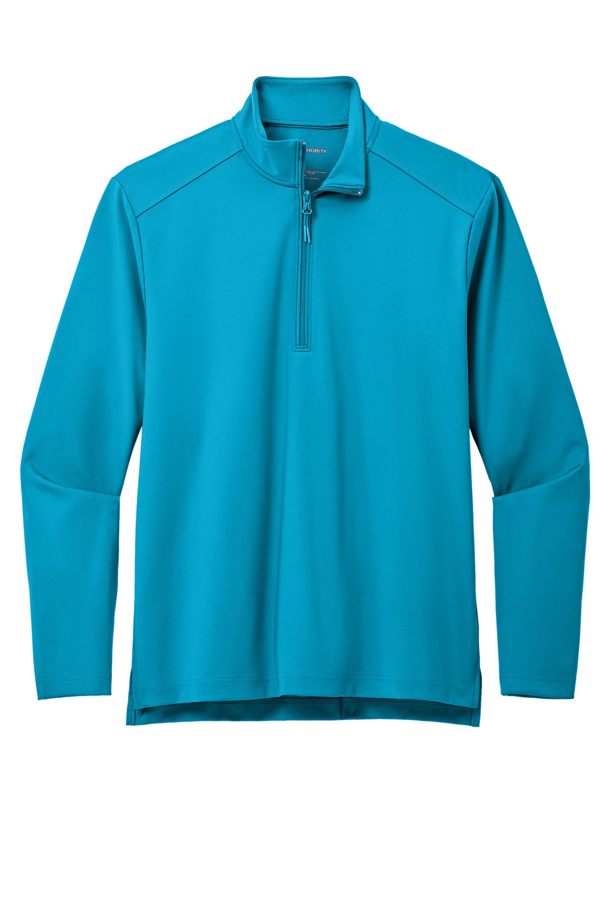 Front View of ParcelBlue Port Authority C-FREE Double Knit 1/4-Zip K880