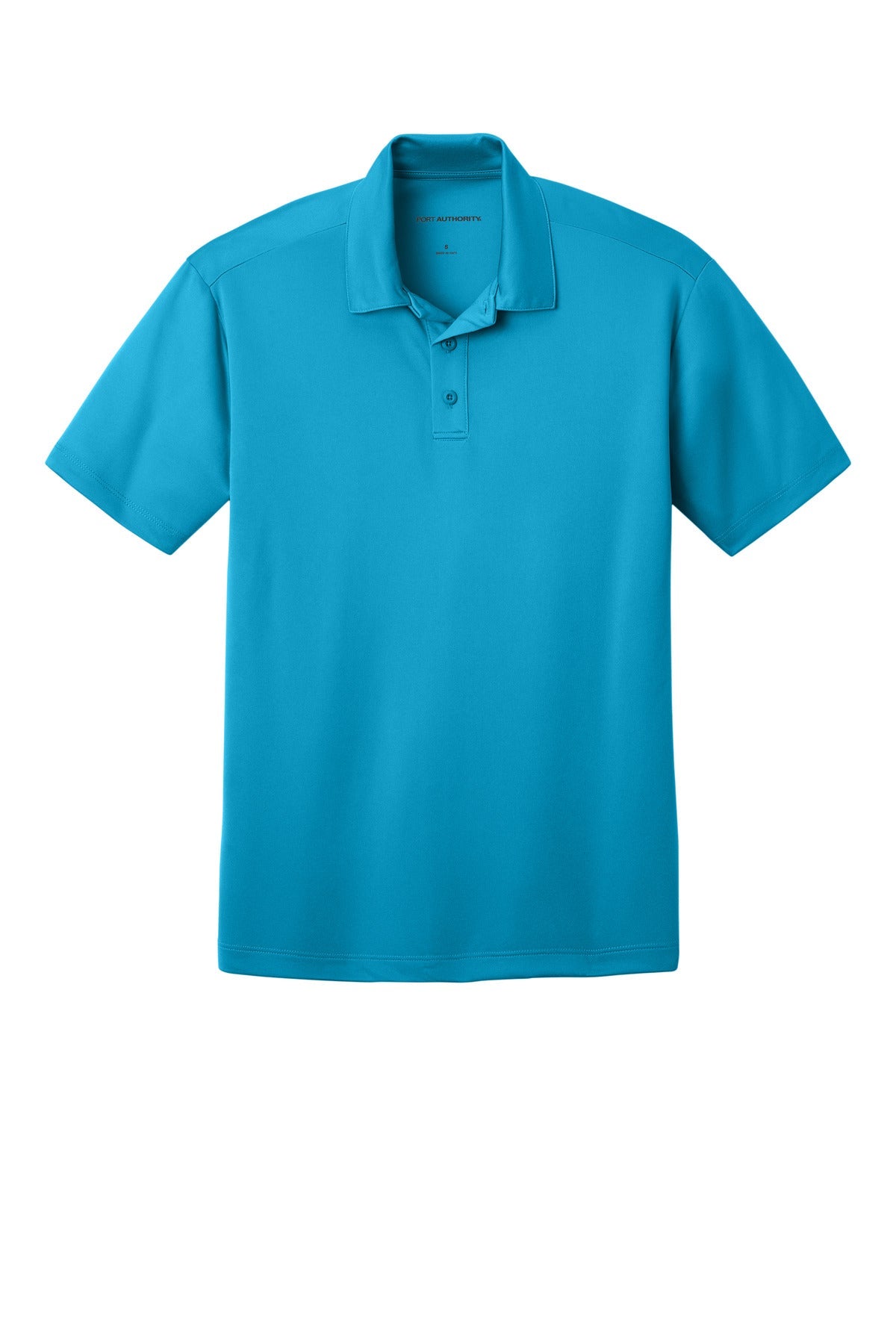 Front View of ParcelBlue Port Authority Silk Touch Performance Polo. K540