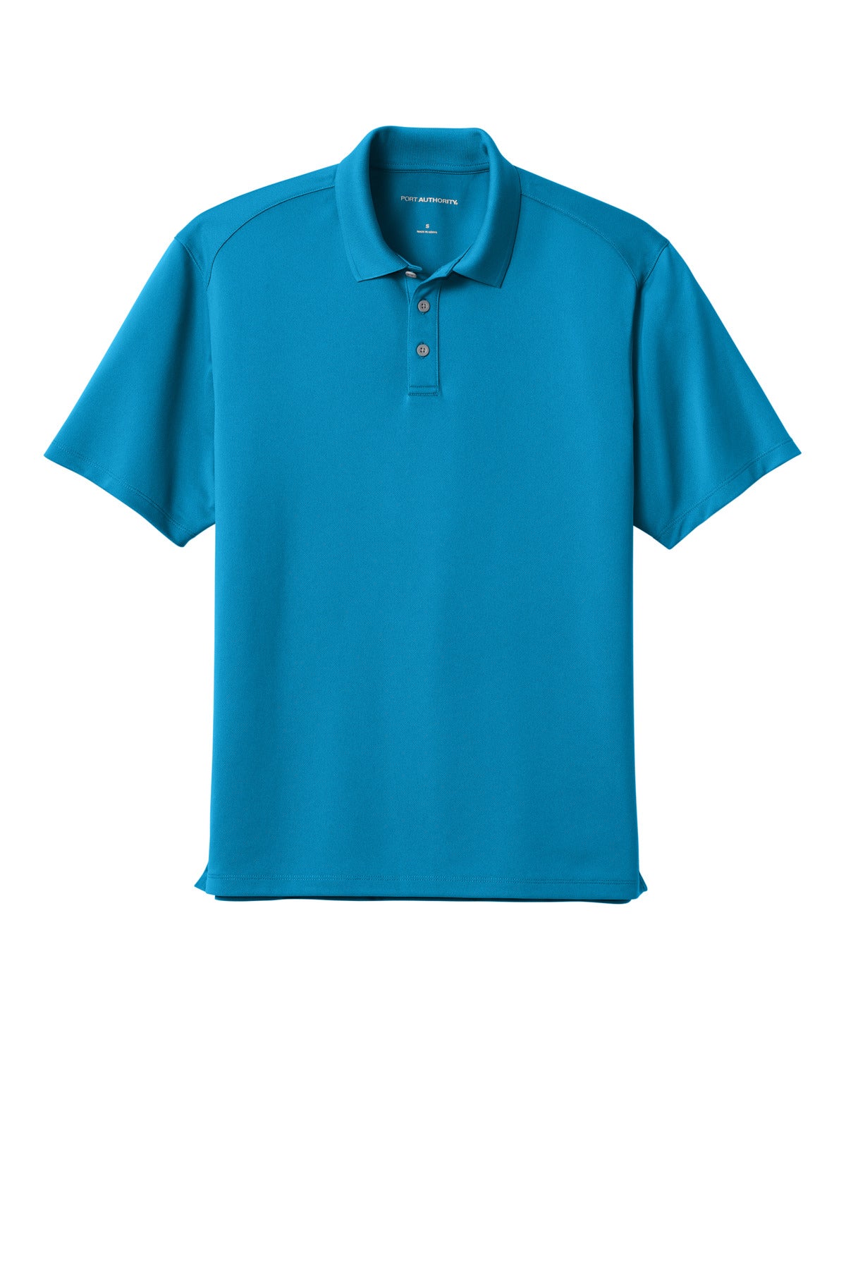Front View of ParcelBlue Port Authority Wearever Performance Pique Polo K240