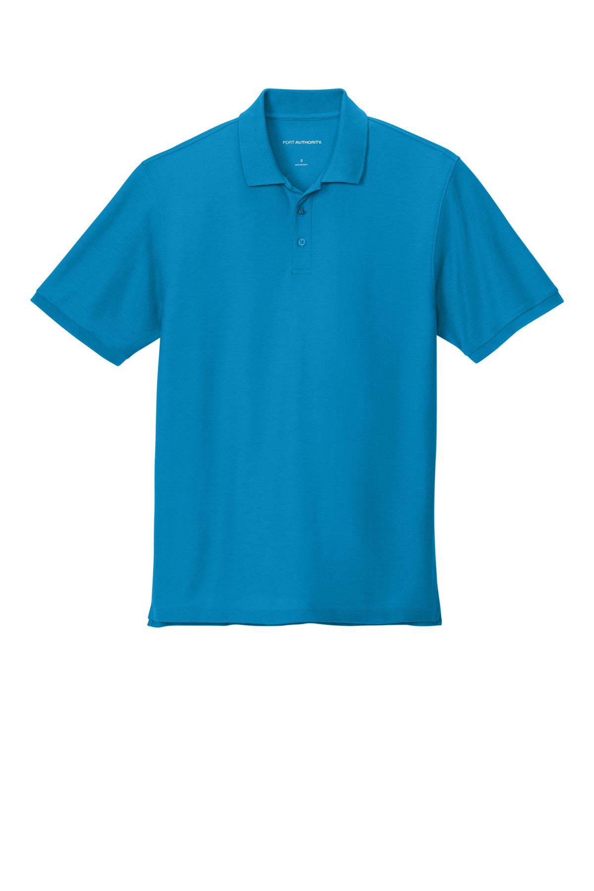 Front View of ParcelBlue Port Authority Wearever Signature Pique Polo K200