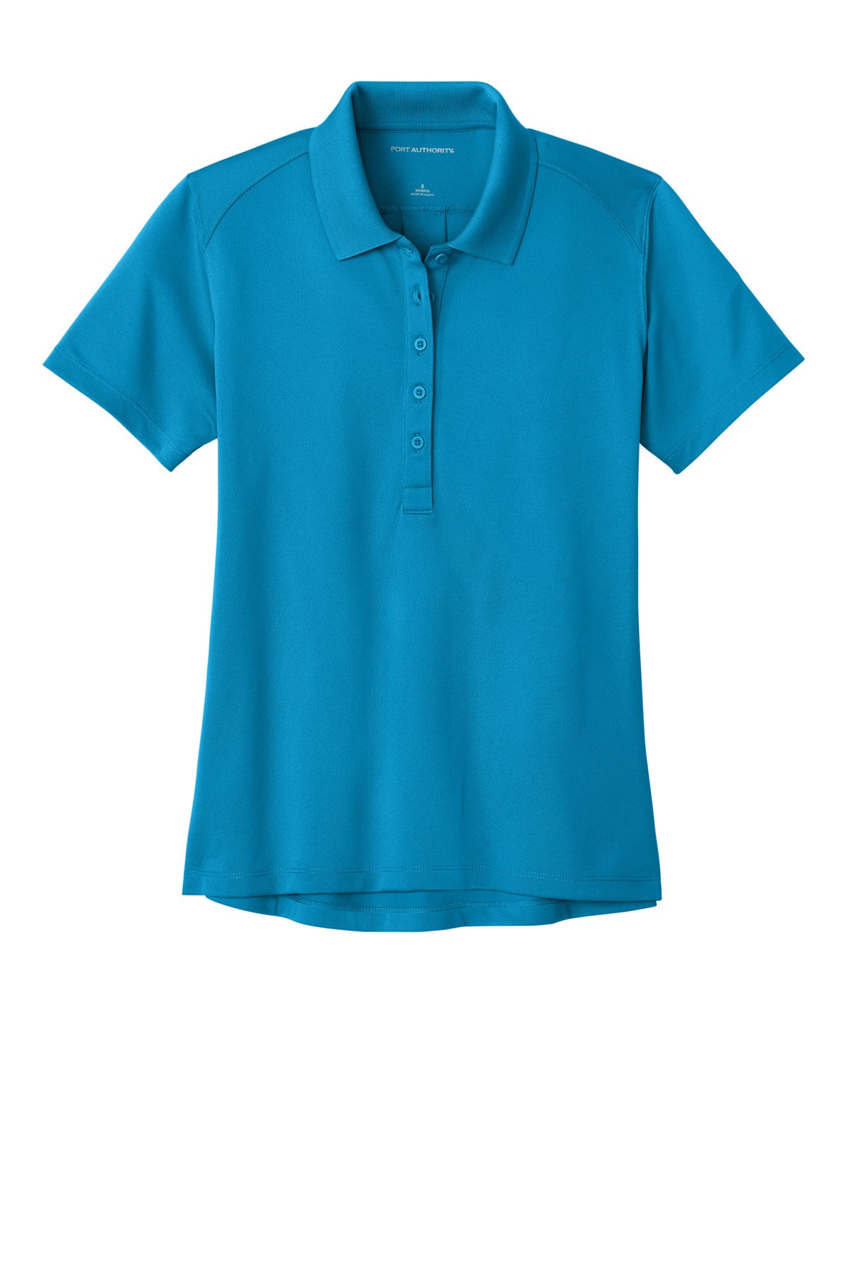 Front View of ParcelBlue Port Authority Women's Wearever Performance Pique Polo LK240