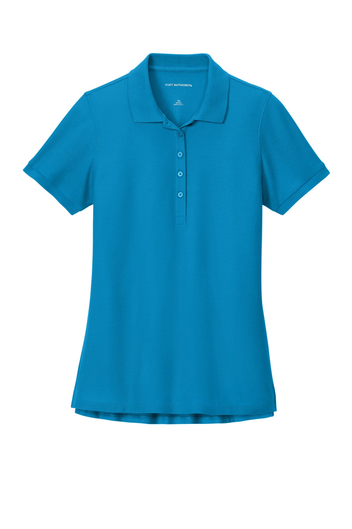 Front View of ParcelBlue Port Authority Women's Wearever Signature Pique Polo LK200