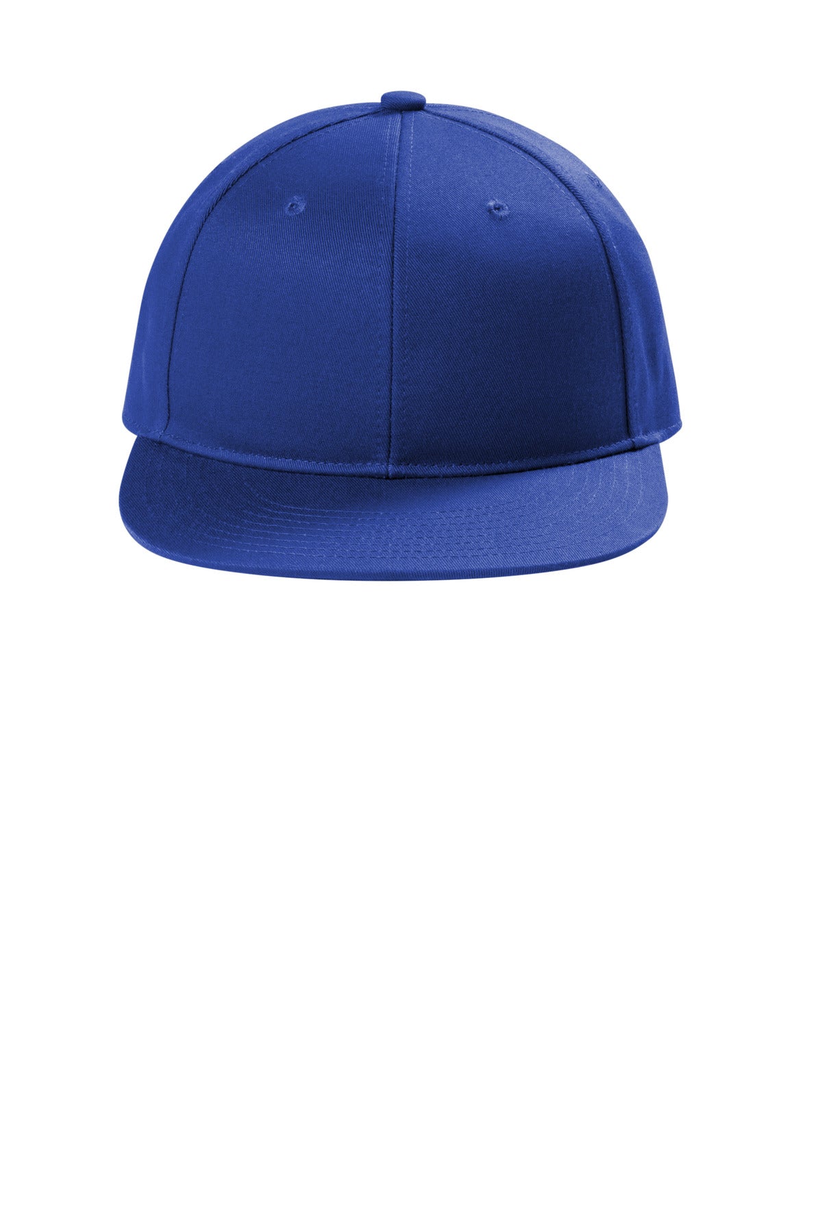 Front View of PatriotBl Port Authority Snapback Flat Bill Cap C406