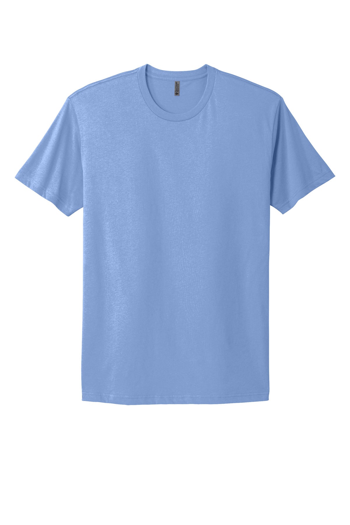 Front View of PeriBlue Next Level Apparel Adult Cotton Tee. NL3600