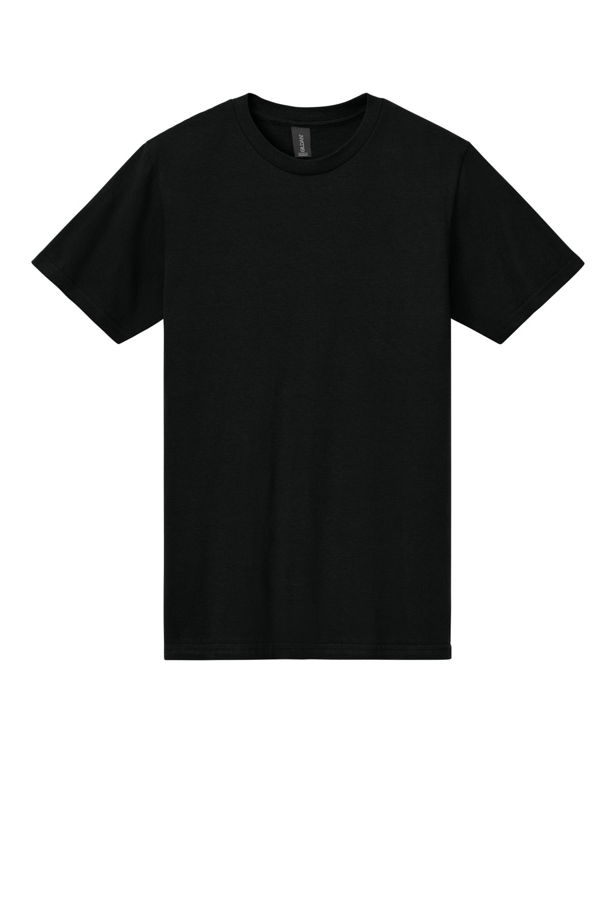 Front View of PitchBlack Gildan Softstyle Midweight Tee 65000