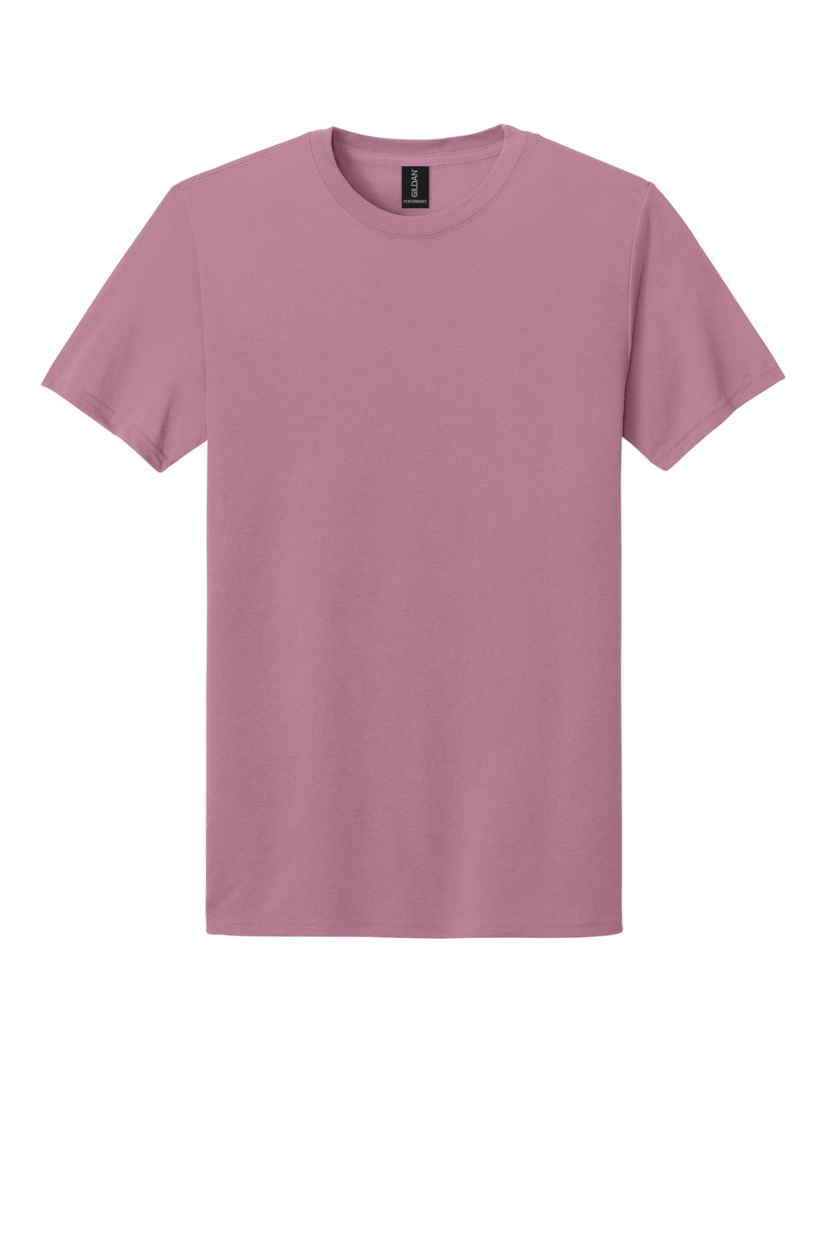 Front View of Plumrose Gildan Gildan Performance T-Shirt. 42000
