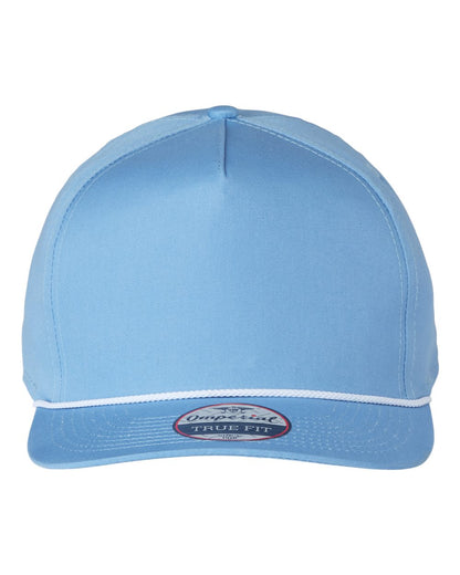 Front View of Powder Blue/ White The Barnes Cap - 5056