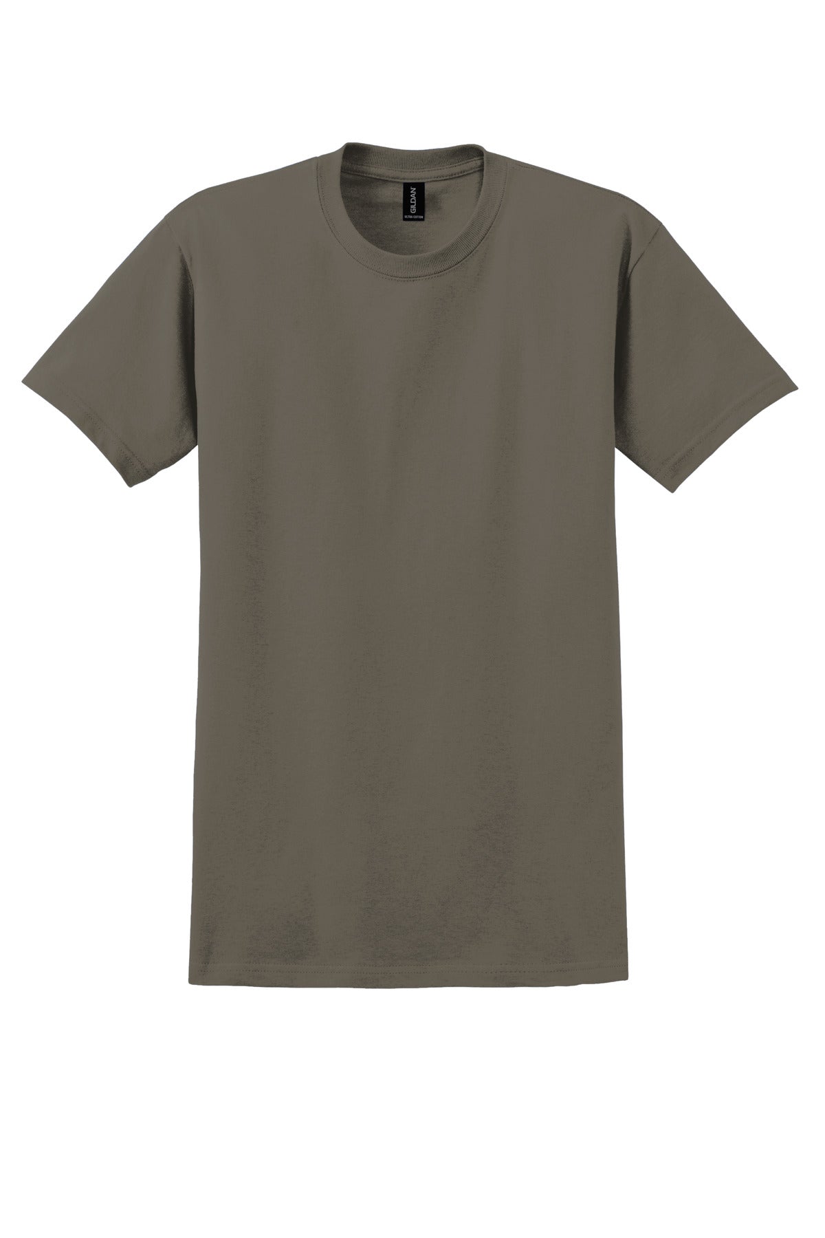 Front View of Prairie Dust Gildan - Ultra Cotton 100% US Cotton T-Shirt. 2000