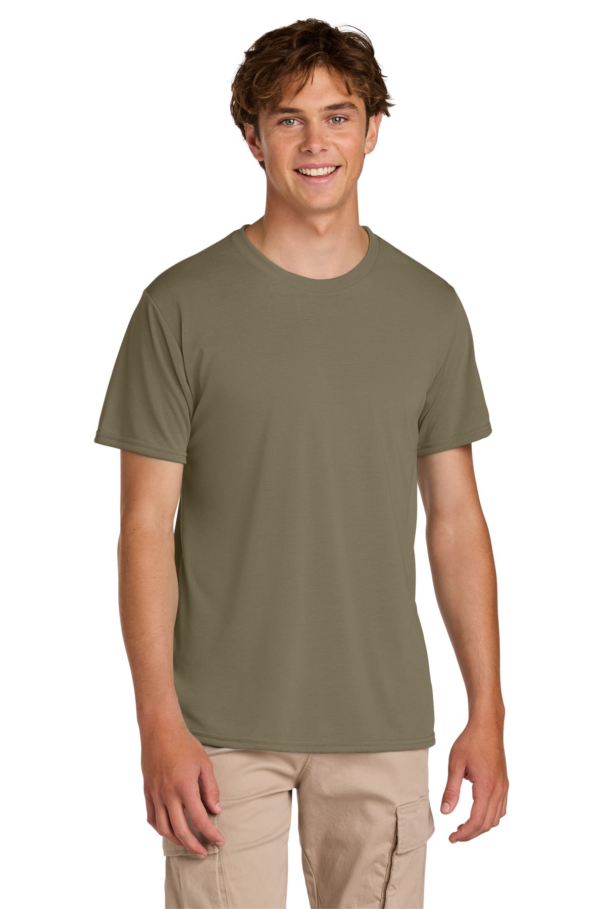 Front View of PrairieDst Gildan Gildan Performance T-Shirt. 42000