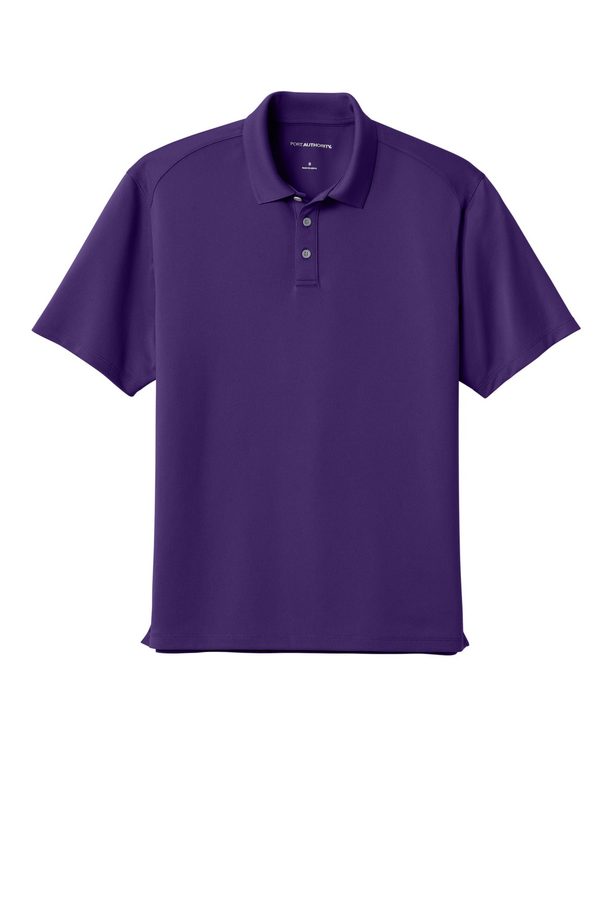 Front View of PrismPrpl Port Authority Wearever Performance Pique Polo K240