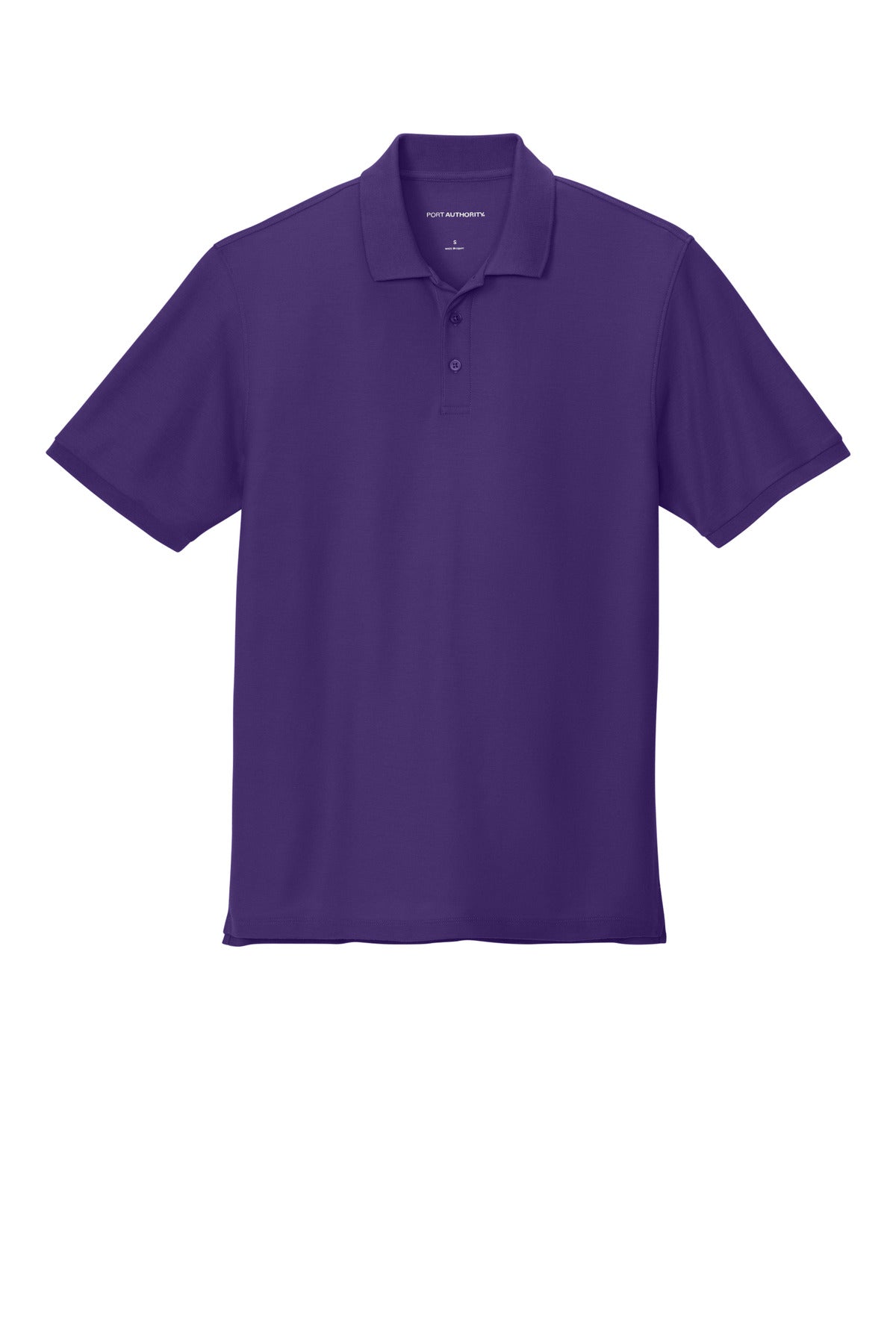 Front View of PrismPrpl Port Authority Wearever Signature Pique Polo K200