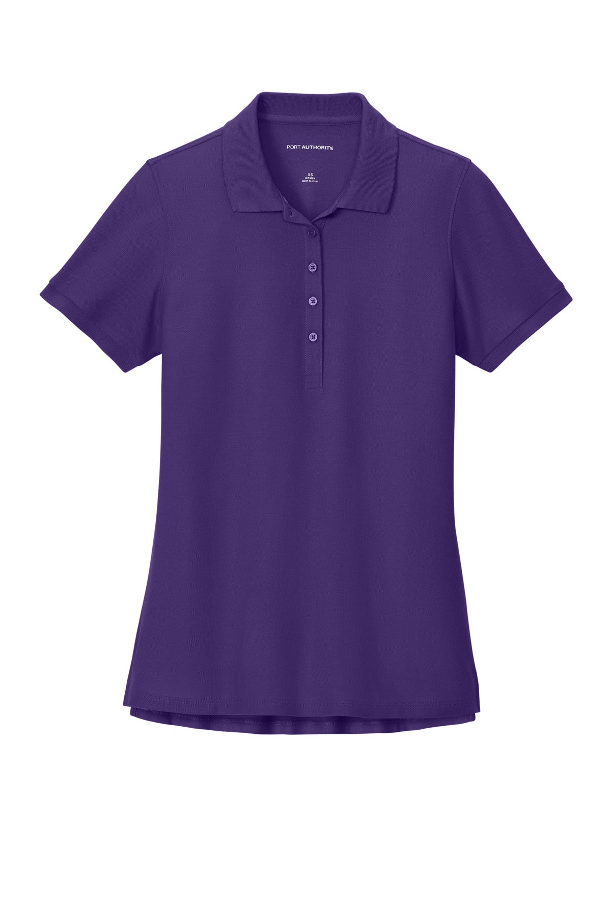 Front View of PrismPrpl Port Authority Women's Wearever Signature Pique Polo LK200