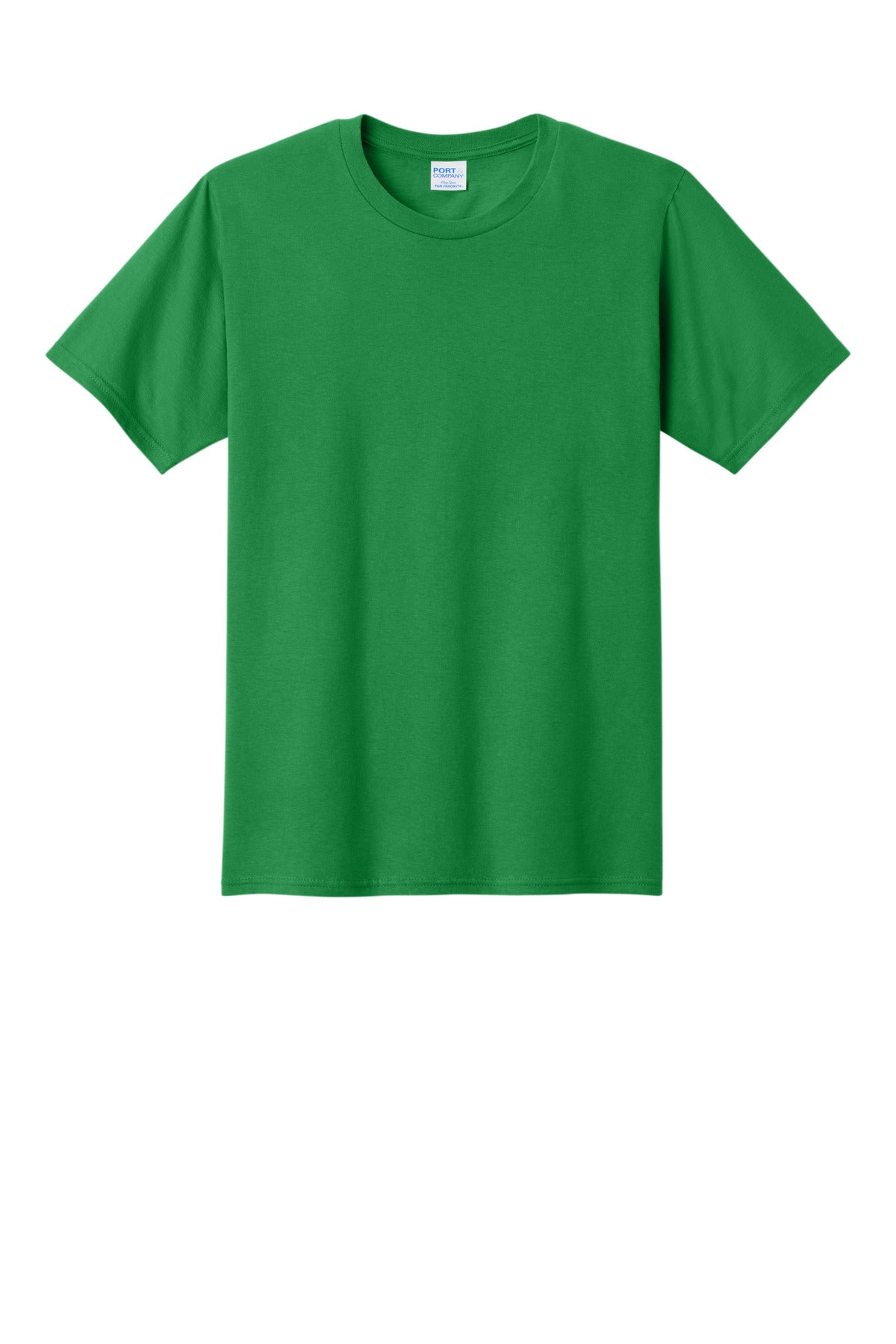 Front View of Pro Kelly Grn Port & Co Fan Favorite Tee. PC450