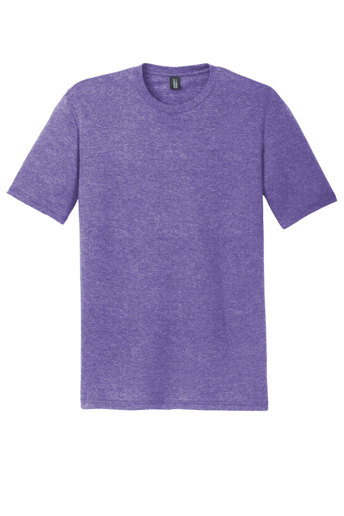 Front View of PrplFrost District Perfect Tri DTG Tee DM130DTG