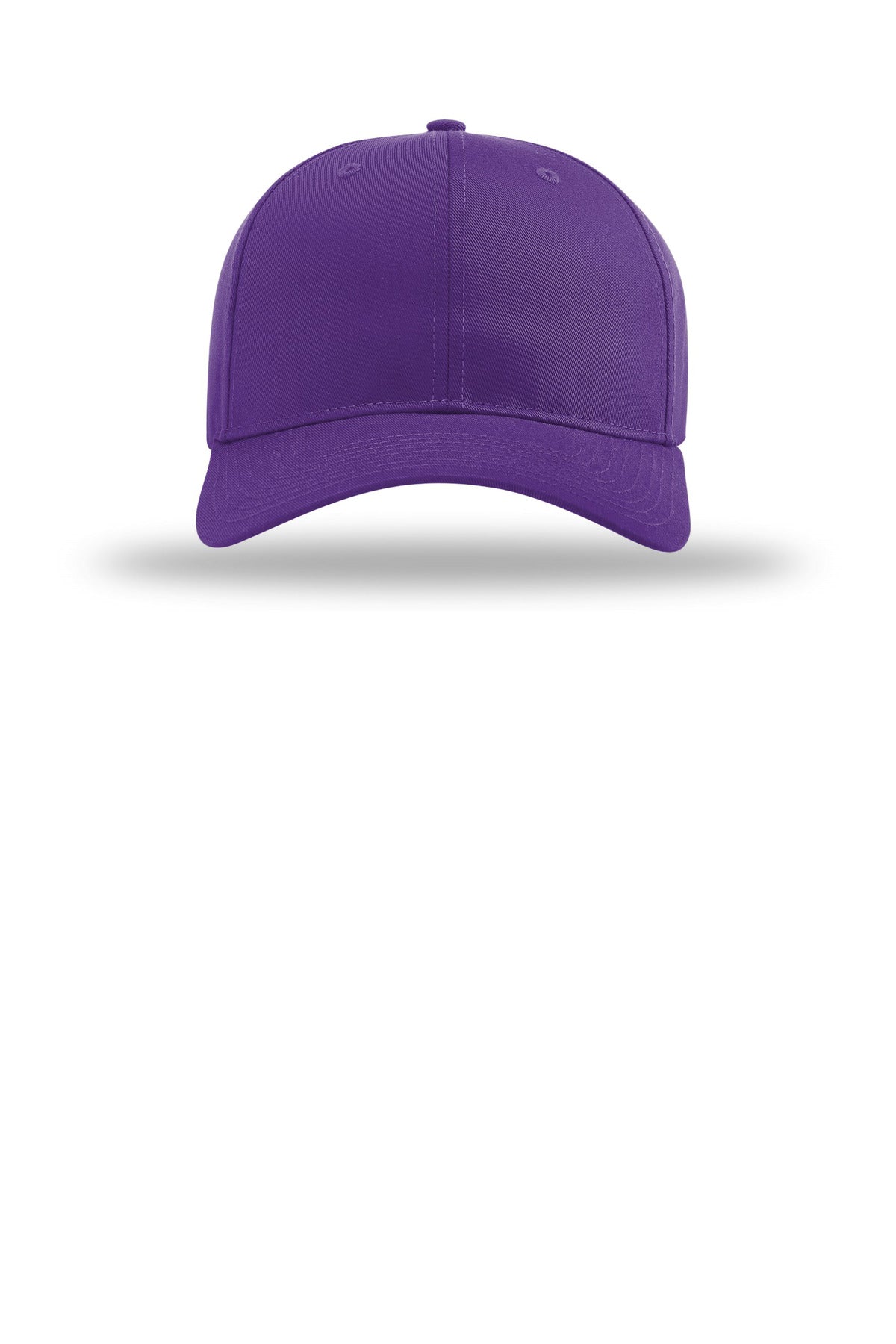 Front View of Purple Richardson Pro Twill Snapback 212